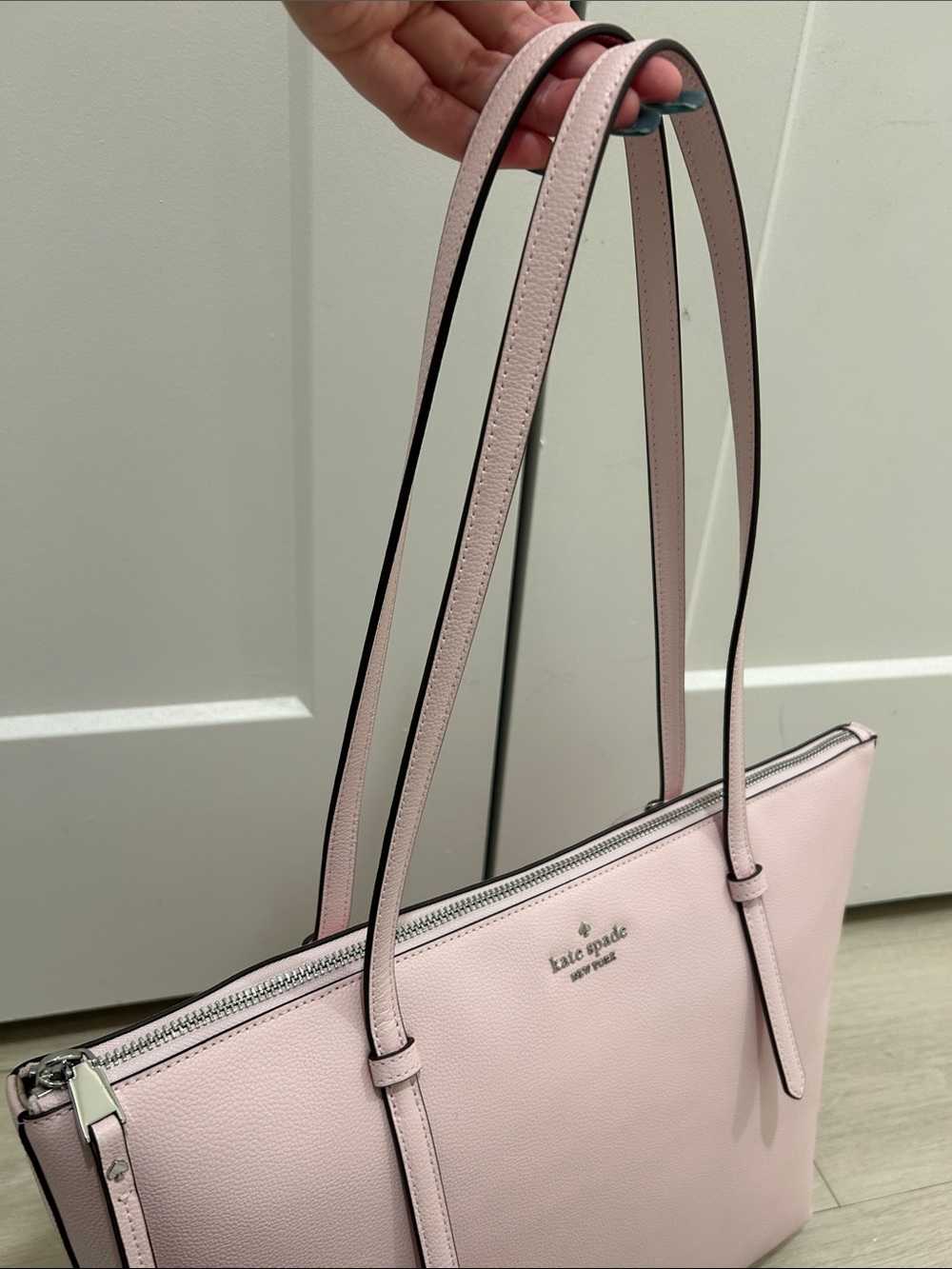 Kate Spade (NWT) All Day Tote in Shimmer Pink - Picture 8 of 16